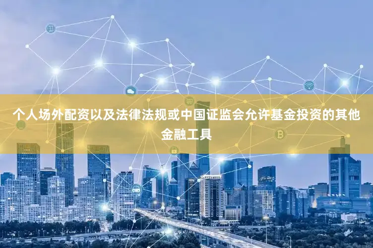 个人场外配资以及法律法规或中国证监会允许基金投资的其他金融工具